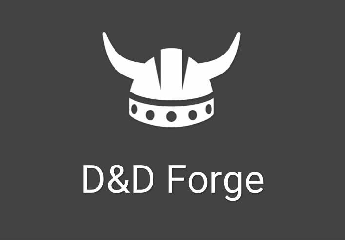 An image of the logo for the D&D forge Android application